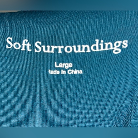 Soft Surroundings Floral Blouse Cami Set Women’s Size Large Tropical Colorful - Picture 7 of 9